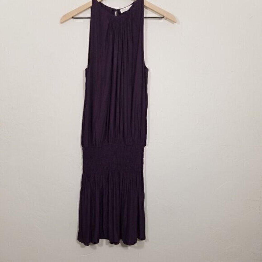 Ramy Brook Paris Sleeveless Mini Dress Dark Purple Size S - Picture 1 of 8